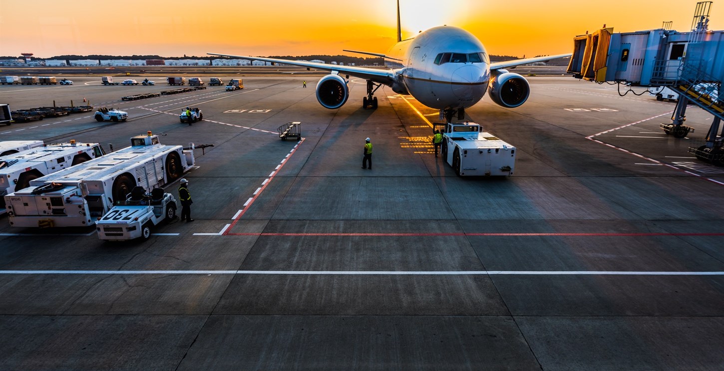 Keflavik airport in Iceland