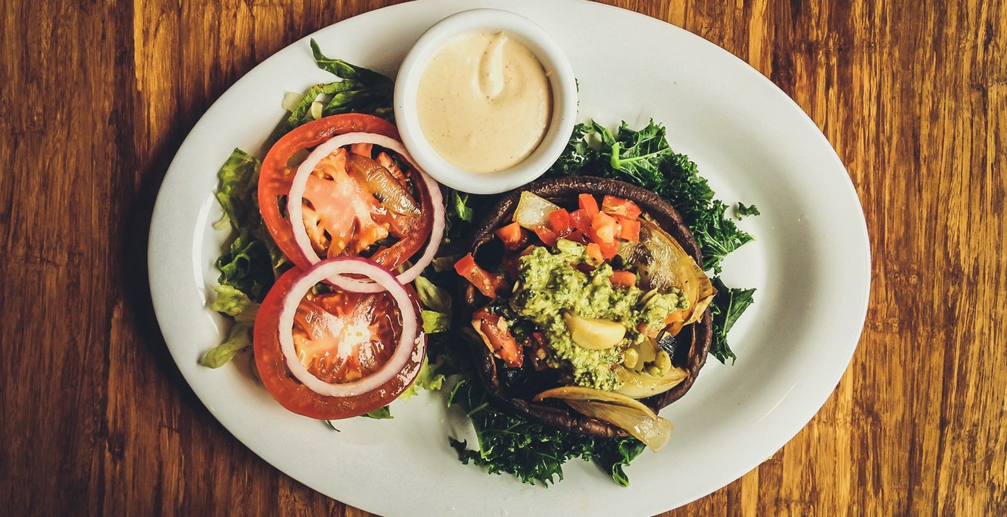 Vegan dish in Iceland.