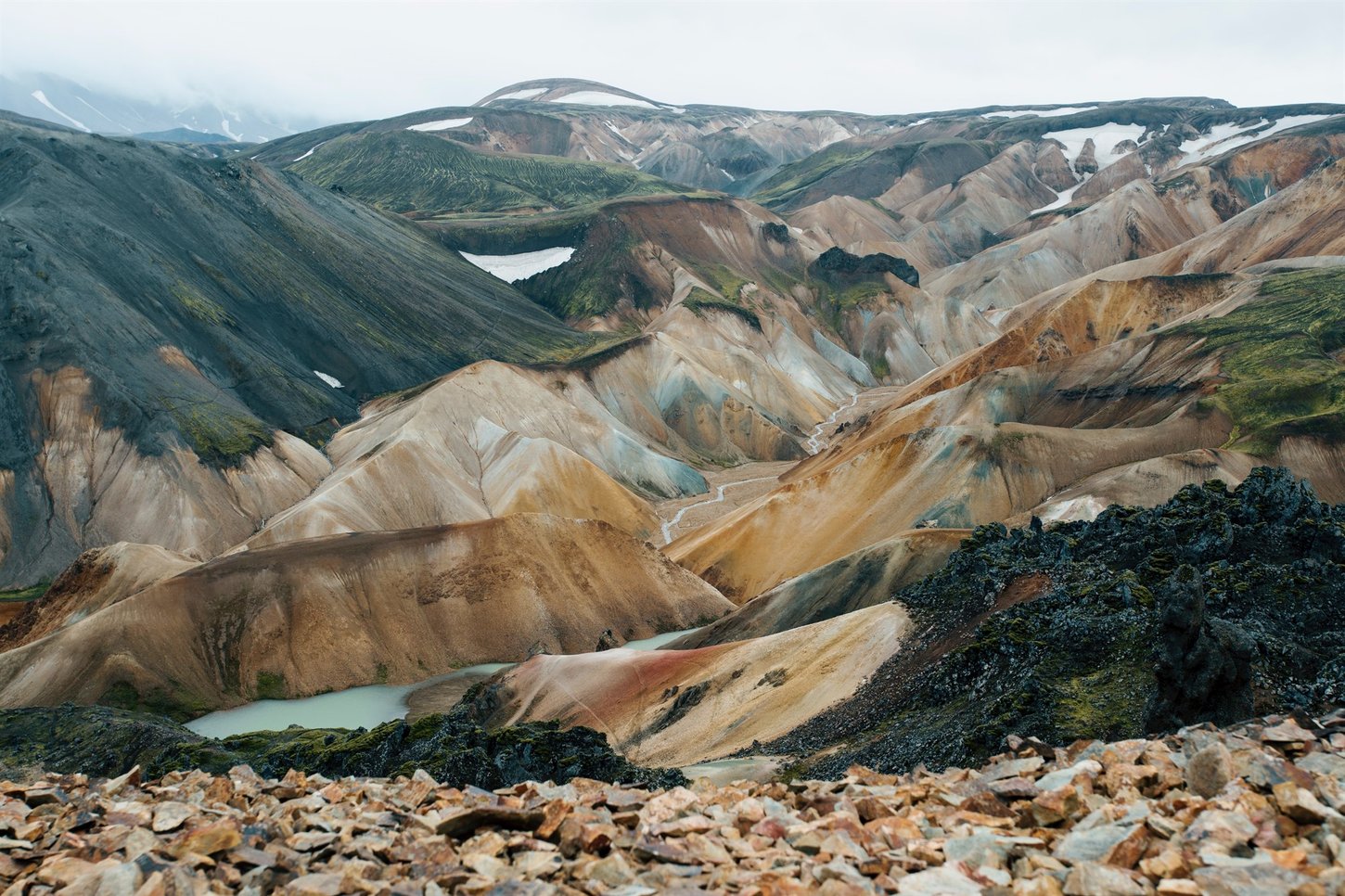 Landmannalaugar in the highlands of Iceland
