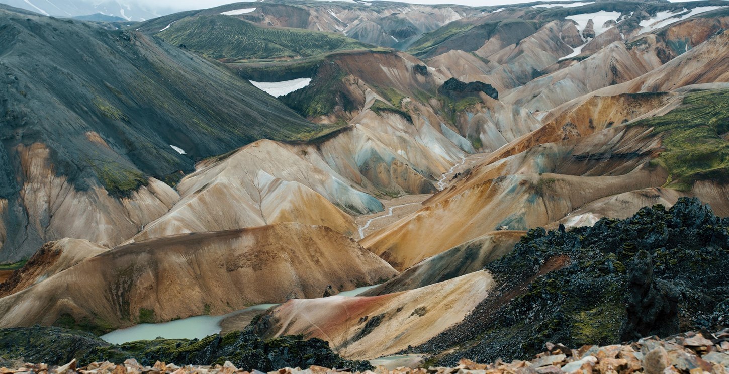 Landmannalaugar in the highlands of Iceland