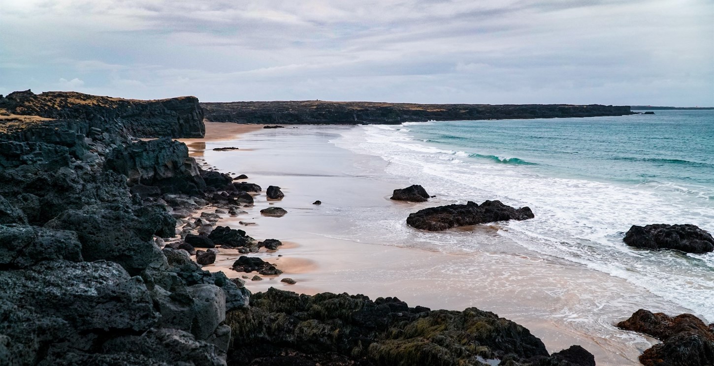 A beach on the Snæfellsnes Peninsula in Iceland