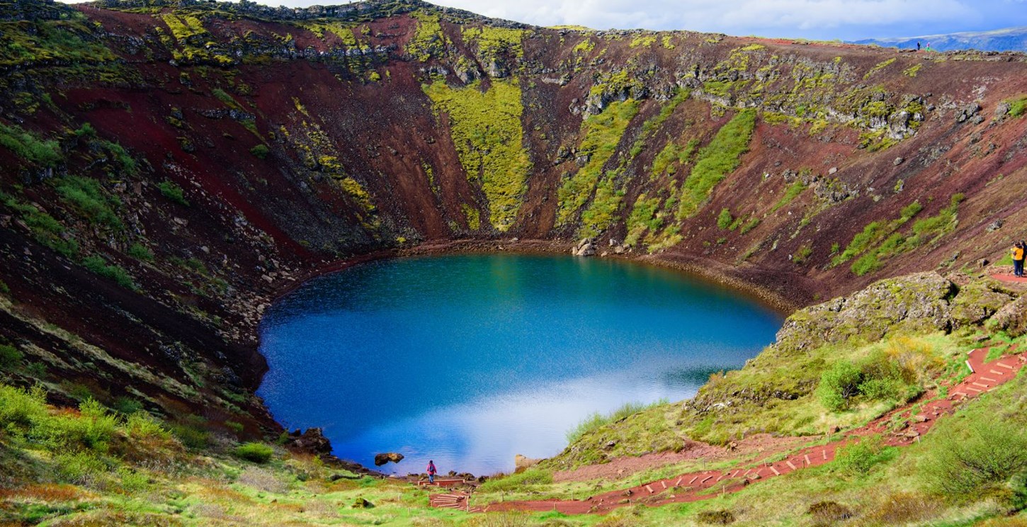 Kerid crater.