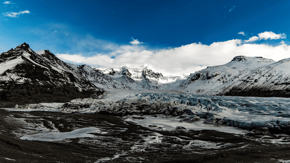 Vatnajökull Glacier in Iceland.