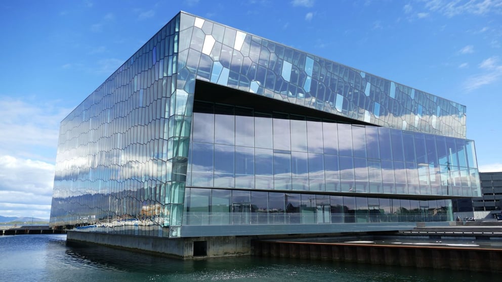 Harpa Concert Hall, Reykjavík.