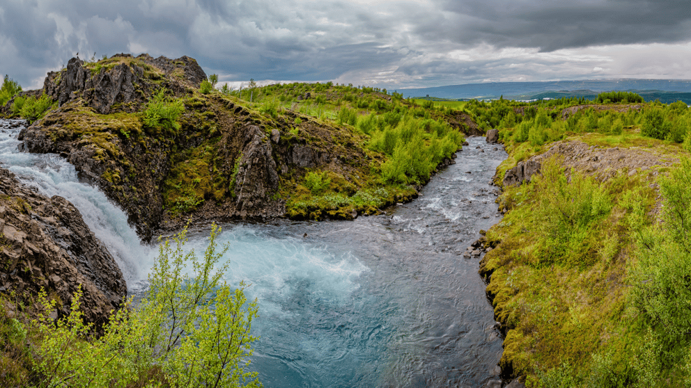 Fardagafoss Waterfall