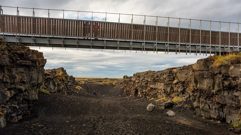 Bridge Between Continents, Iceland.
