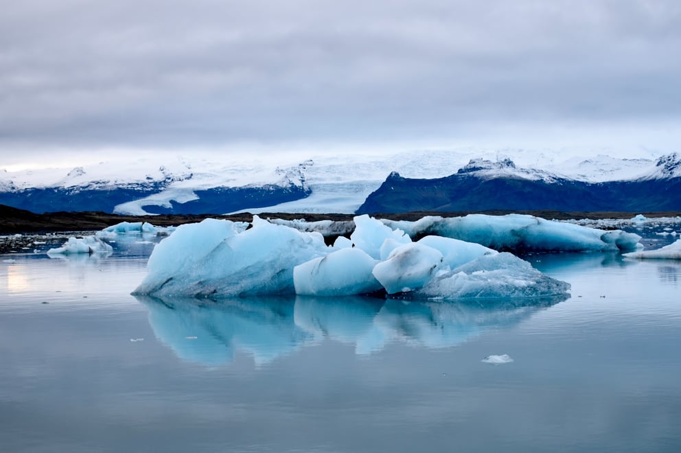  Jokulsarlon Glacier Lagoon in Iceland. 