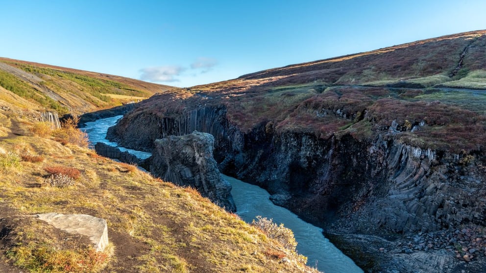 Studlagil Canyon, Iceland.