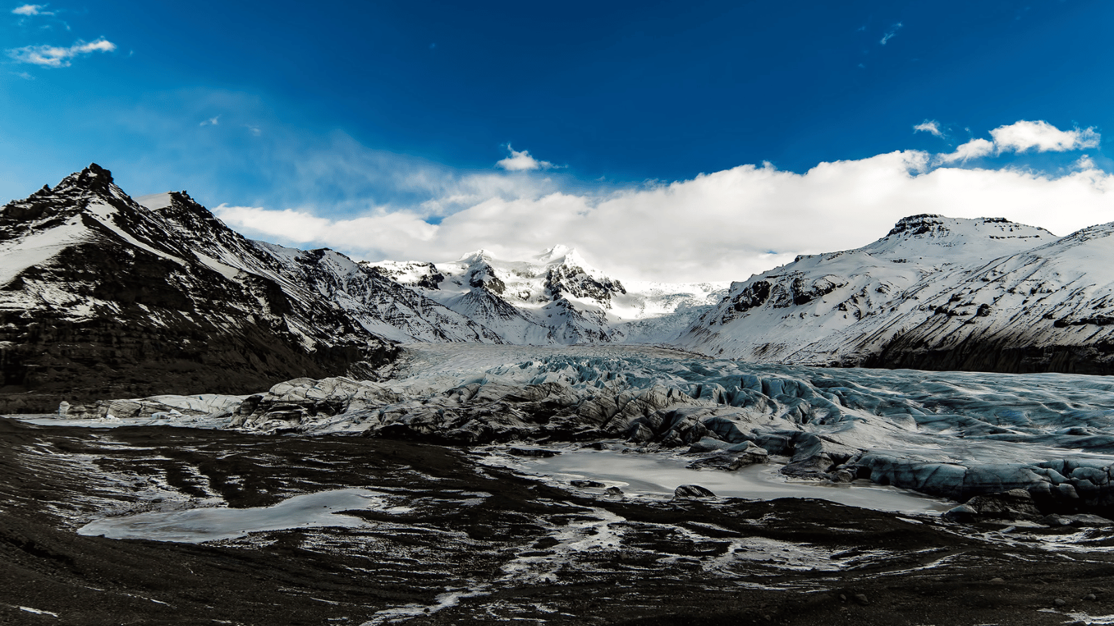Vatnajökull Glacier in Iceland.