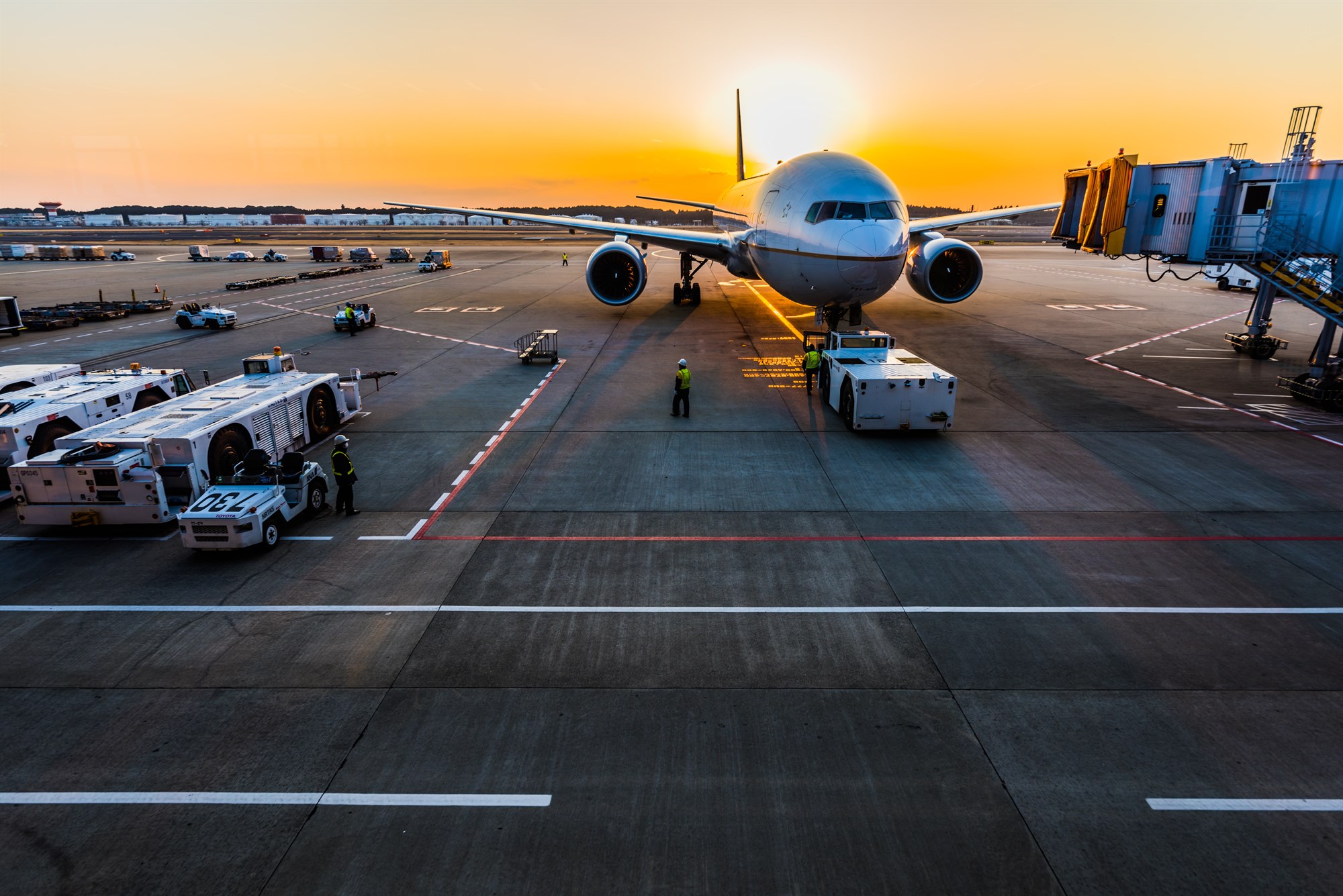 Keflavik airport in Iceland