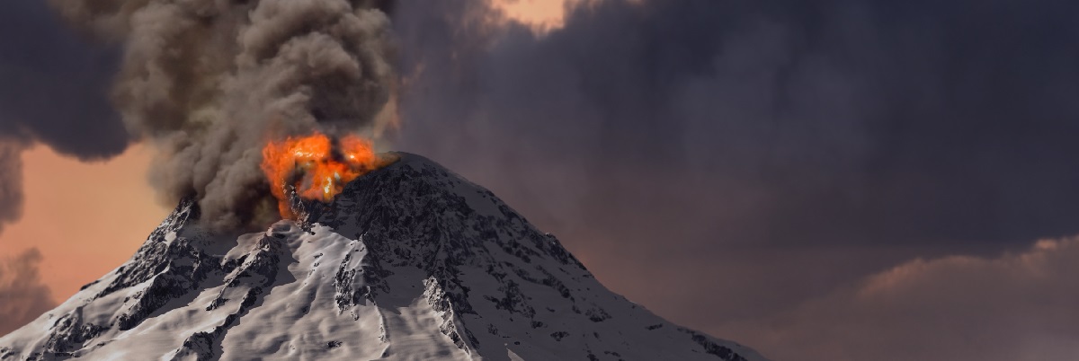 Volcanoes in Iceland 