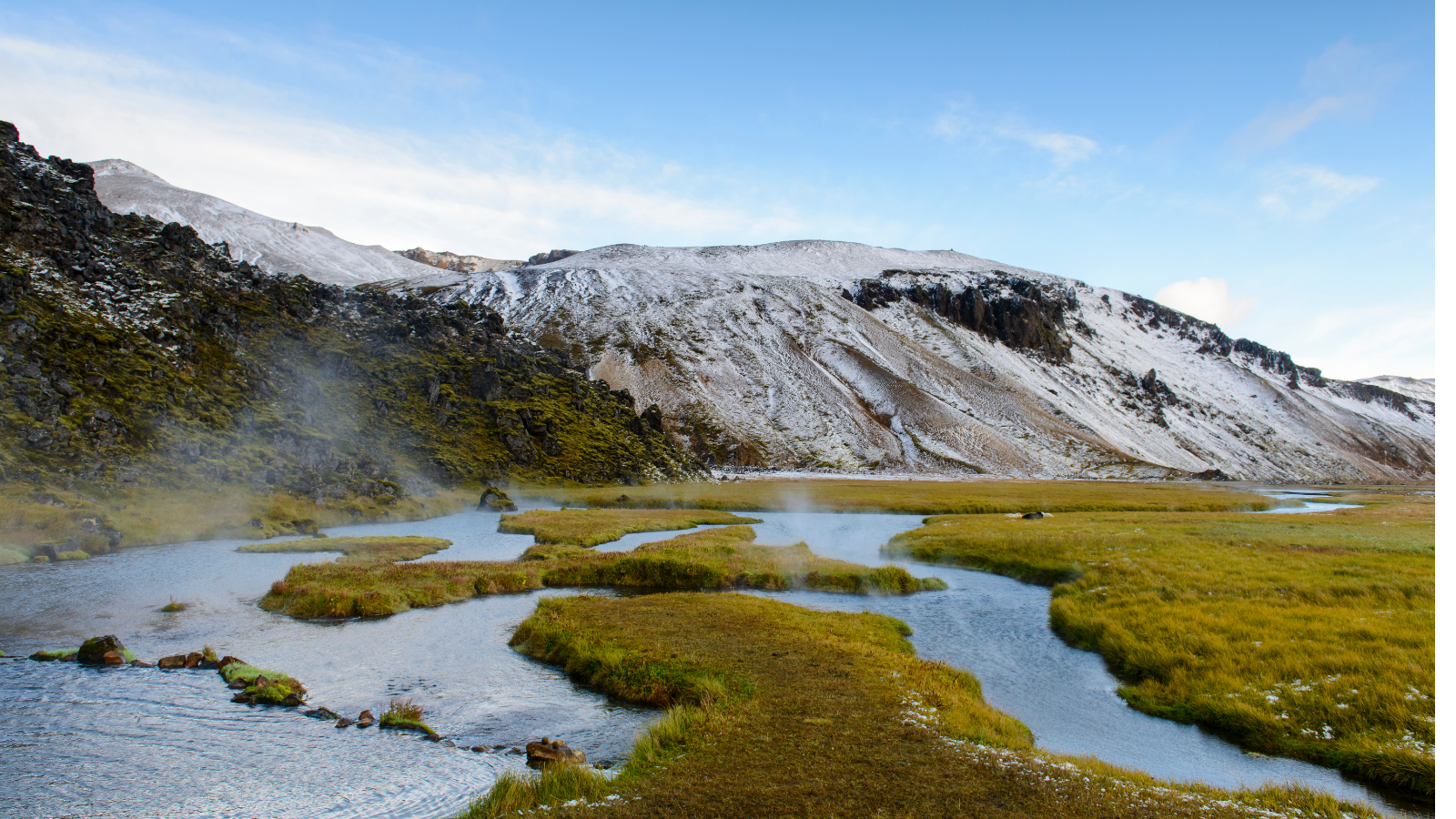  A geothermal hot spring in Iceland