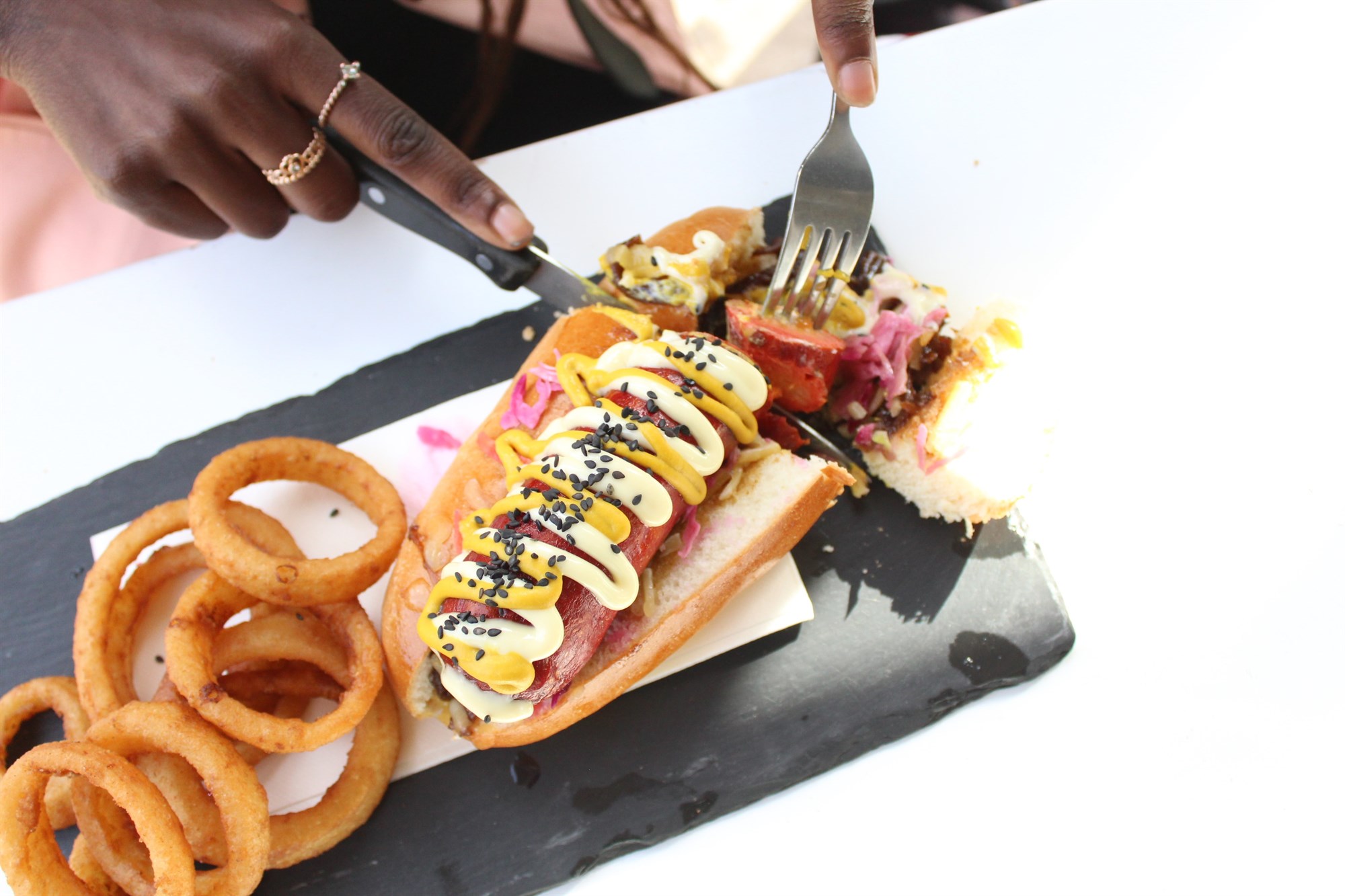 Icelandic hot dog.