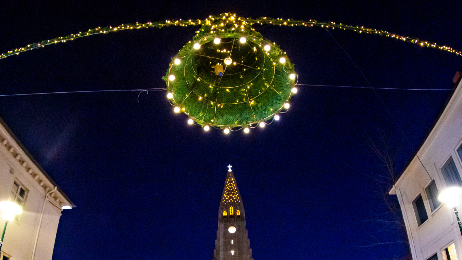 Christmas decoration in Reykjavik