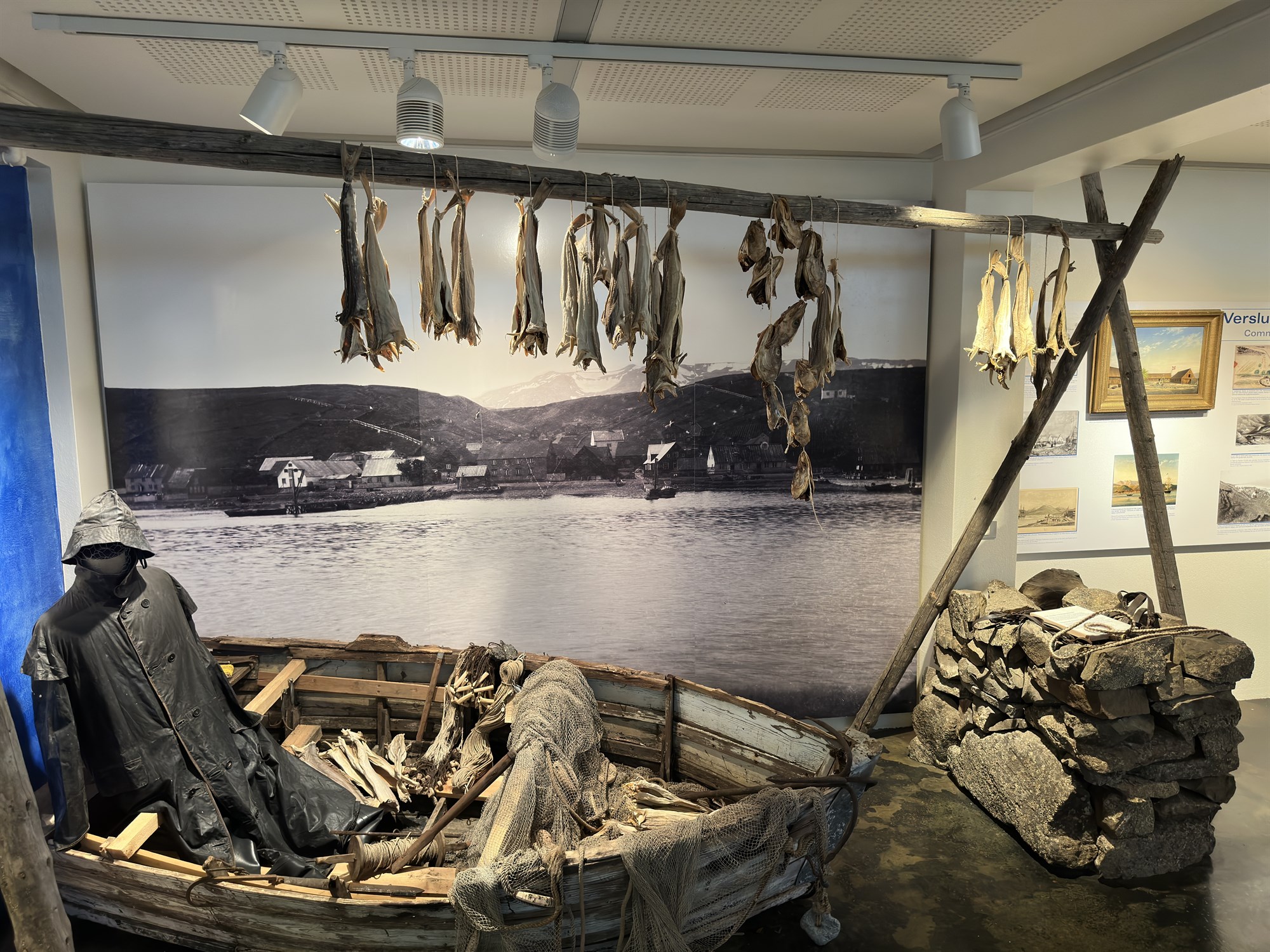  A fishing exhibition at Safnasafnið Museum in Akureyri