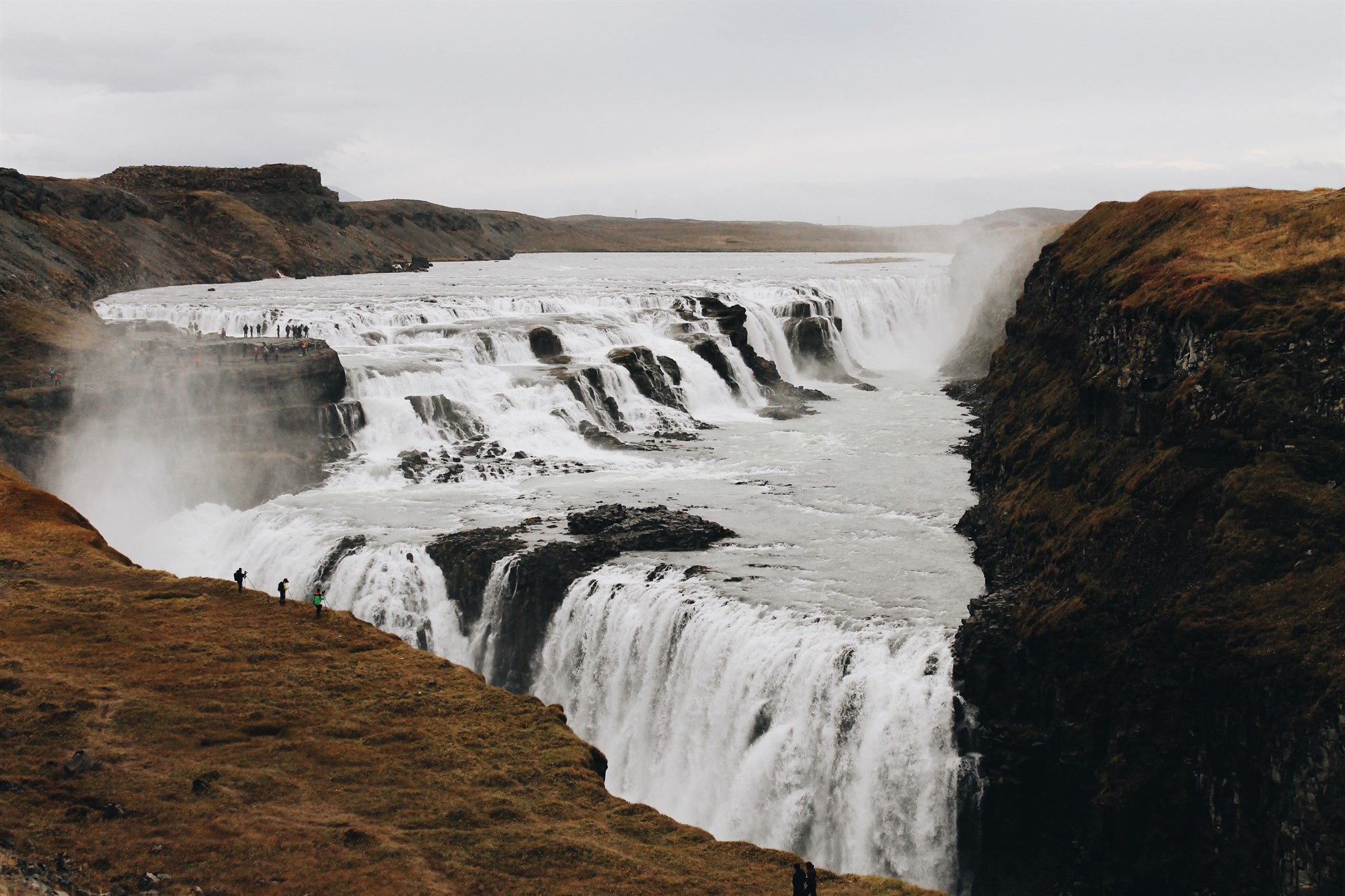 Powerful Dettifoss Waterfall in Iceland