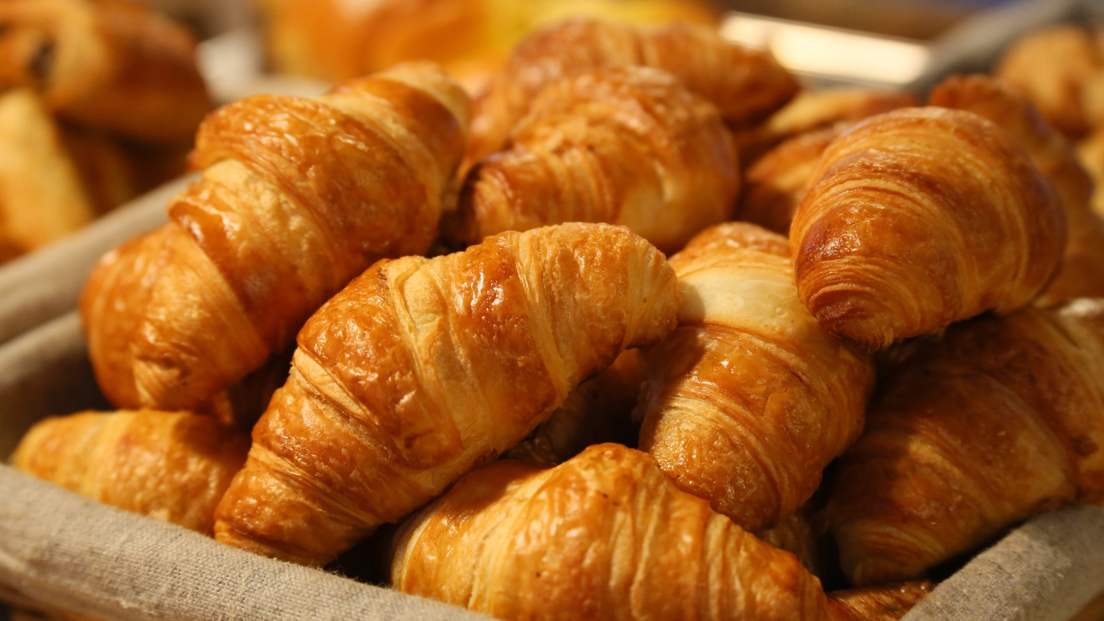 Freshly baked croissants - a popular quick breakfast in Keflavik 